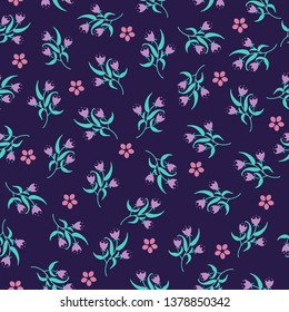 Vintage seamless floral pattern