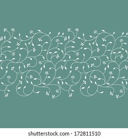 Vintage seamless floral pattern