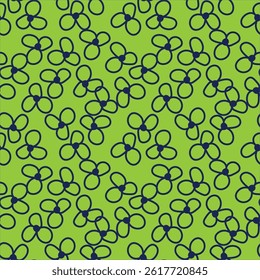 Vintage seamless floral pattern background, abstract leaf flower.