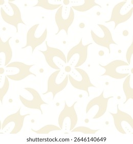 Vintage fundo padrão floral sem emenda, flor de folha abstrata.