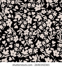 Fondo inconsútil del patrón floral de Antiguas, flor abstracta de la hoja.