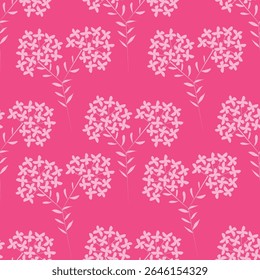 Vintage seamless floral pattern background, abstract leaf flower.