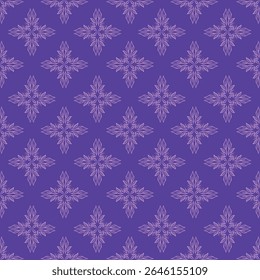 Vintage seamless floral pattern background, abstract leaf flower.