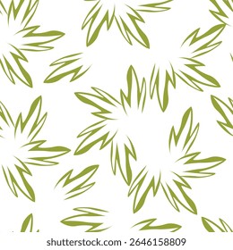 Vintage seamless floral pattern background, abstract leaf flower.