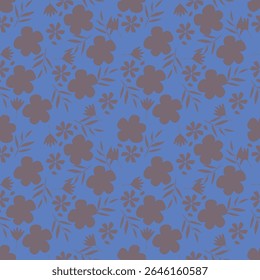 Fondo inconsútil del patrón floral de Antiguas, flor abstracta de la hoja.