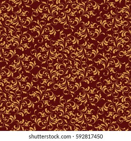 Vintage seamless floral pattern. Decoration fabric, wrapping. Art texture.
