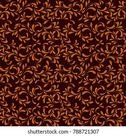 Vintage seamless floral pattern. Decorative background for fabric, wrapping. Art texture.