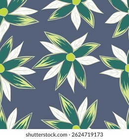Vintage seamless floral pattern. Ditsy style background of small flowers. Ditsy floral over light yellow background. Small flower pattern for fashion, wrapping, printing on fabrics and surface