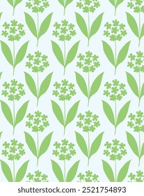 Vintage seamless floral pattern. Liberty style background of small golden orange flowers. Small flowers scattered over a white background. Stock vector for printing on surfaces. Realistic flowers.