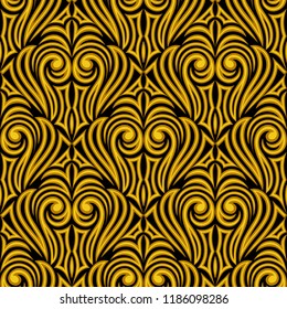 Vintage seamless floral pattern. Vector illustration.