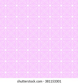 Vintage seamless floral pattern. White on colorful background