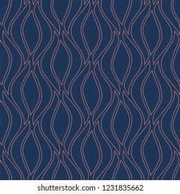 Vintage Seamless Geometric Pattern. Abstract Vector Background. Art Deco Texture.