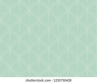 Vintage Seamless Geometric Pattern. Abstract Vector Background. Art Deco Texture.