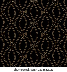 Vintage Seamless Geometric Pattern. Abstract Vector Background. Art Deco Texture.