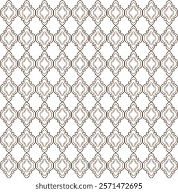 vintage seamless geometric pattern with intricate diamond shapes