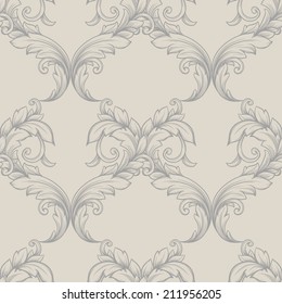 Vintage seamless hand drawn pattern