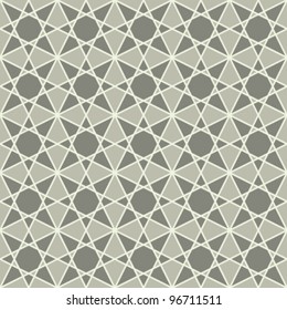 vintage seamless monochrome geometrical mosaic pattern background