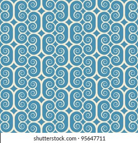 vintage seamless monochrome geometrical pattern background