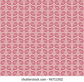 vintage seamless monochrome geometrical pattern background