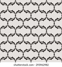 Vintage seamless pattern.  Abstract decorative lattice in the Moroccan style. Stylish Vector illustration in Arabic style. 