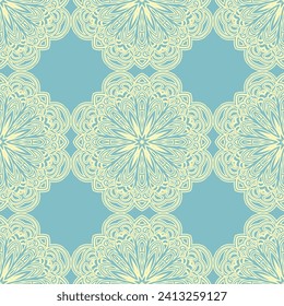 Patrón inmaculado. Flores abstractas.Vector