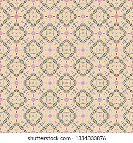 Vintage seamless pattern. Abstract geometric pattern. Textile printing, web design, wallpaper, border