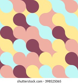 Vintage seamless pattern. Abstract pastel background. Vector illustration. A good choice for the background display, website, flyers, brochures and presentations