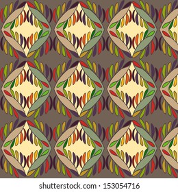 Vintage seamless pattern. Autumn theme.