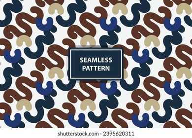 vintage seamless pattern background with abstract ornament