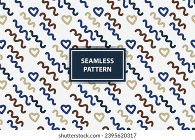 Vintage, nahtloser Musterhintergrund mit abstraktem Ornament