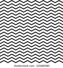 Vintage seamless pattern background with black curve lines