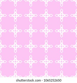 Vintage seamless pattern background in pink tones