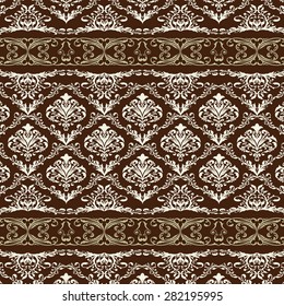 vintage seamless pattern for background, pattern swatches