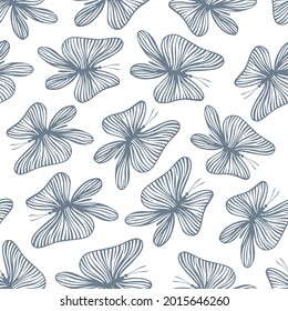 Vintage seamless pattern with butterflies.