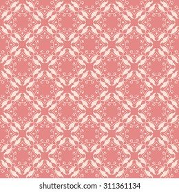 Vintage seamless pattern in classic style in soft retro colors