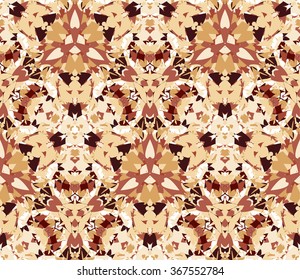 Vintage seamless pattern. Seamless pattern composed of color abstract elements located on white background. Useful as design element for texture, pattern and artistic compositions.