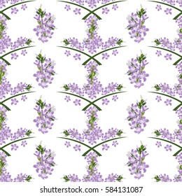 Vintage seamless pattern with cute little flowers. Hand-drawn floral background for textile, cover, wallpaper, gift packaging, printing, scrapbooking.Romantic design for calico.