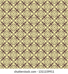 Vintage seamless pattern design illustration
