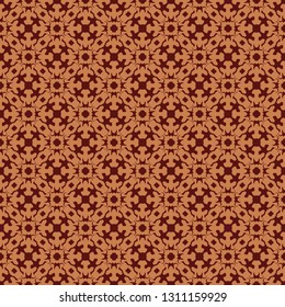 Vintage seamless pattern design illustration
