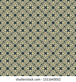 Vintage seamless pattern design illustration