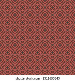 Vintage seamless pattern design illustration