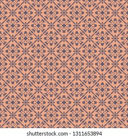 Vintage seamless pattern design illustration