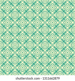 Vintage seamless pattern design illustration