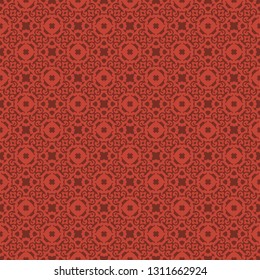 Vintage seamless pattern design illustration