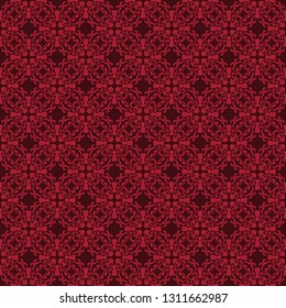 Vintage seamless pattern design illustration