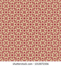 Vintage seamless pattern design illustration
