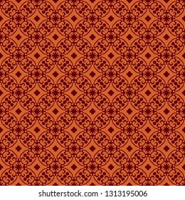Vintage seamless pattern design illustration