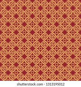 Vintage seamless pattern design illustration
