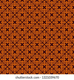 Vintage seamless pattern design illustration
