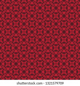 Vintage seamless pattern design illustration